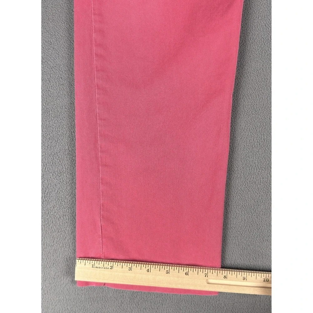 Polo Ralph Lauren Pants 33x32 Pink Straight‎ Classic Cotton Twill Prep Pony Logo